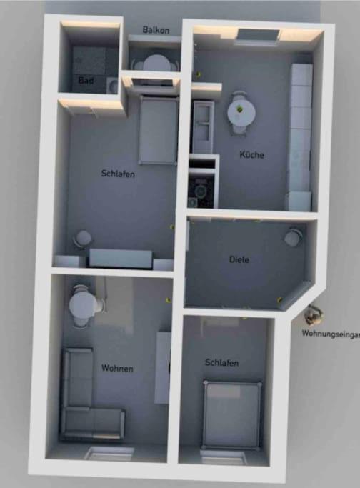 Apartment Altbautraum Im Zooviertel - Naehe Dus & Dortmund & Koeln & Essen *
